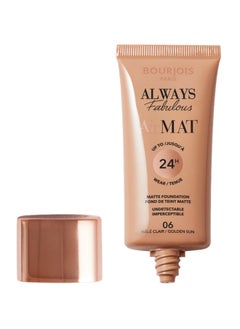 BOURJOIS PARIS Always Fabulous Air Mat Foundation - 006 - Golden Sun, 30ml  - Image 1