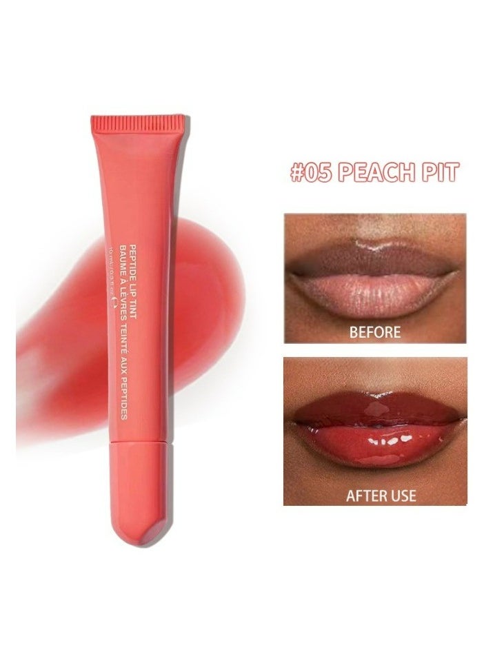rhode - Simple Lip Support Adhesive Iphone Mobile Phone Case, Mobile Phone Lip Gloss Rubber Case, Moisturizing Lipstick Lip Support(Peach pit) - Image 1
