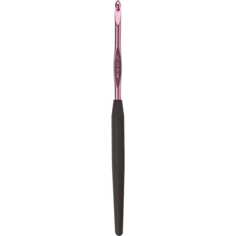 Susan Bates Soft Ergonomic Silvalume Crochet Hook - Image 2