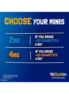 NiQuitin NiQuitin Minis Mint 4 mg Lozenges - Effective Smoking Craving Relief - Practical Pocket-Sized Container - Relieve Sudden Cravings - Reduce and Quit Smoking Aid, 60 Mini Lozenges  - Image 2