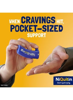 NiQuitin NiQuitin Minis Mint 4 mg Lozenges - Effective Smoking Craving Relief - Practical Pocket-Sized Container - Relieve Sudden Cravings - Reduce and Quit Smoking Aid, 60 Mini Lozenges  - Image 4
