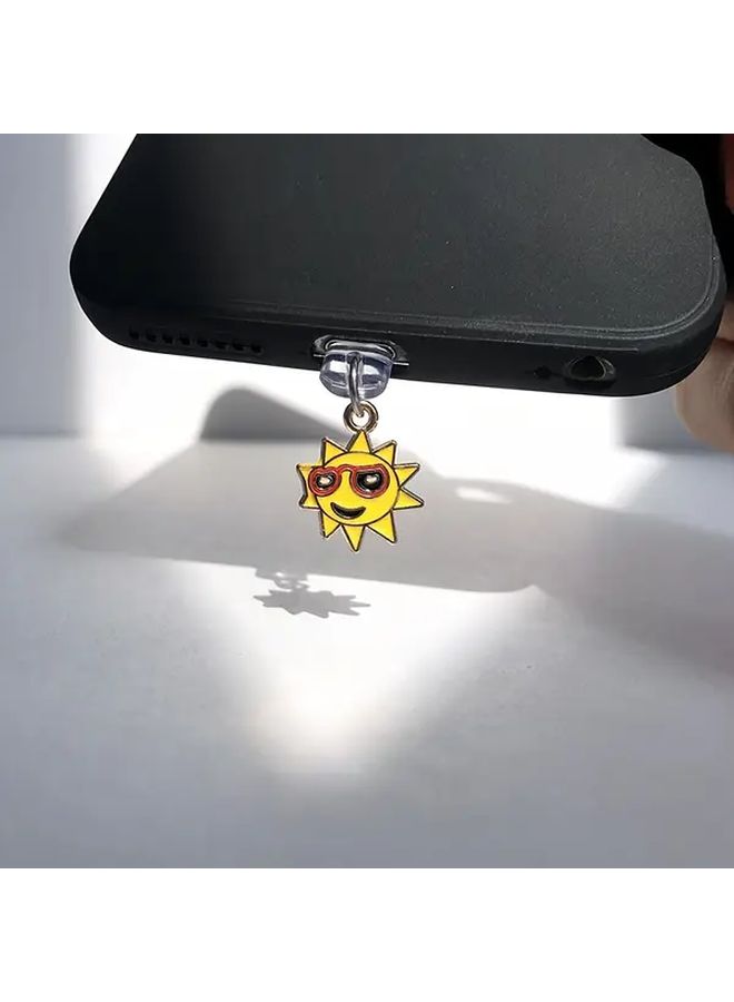 Hip Hop Phone Dust Plug For Type-C Charging Port Protector Decoration Pendant Gift - Image 1