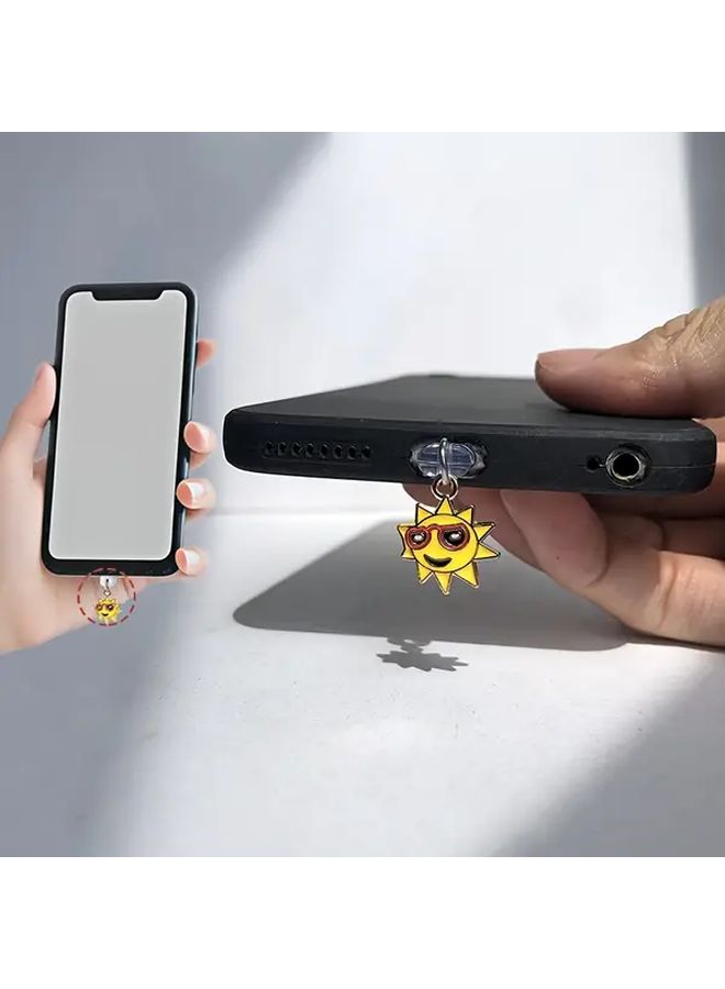 Hip Hop Phone Dust Plug For Type-C Charging Port Protector Decoration Pendant Gift - Image 3