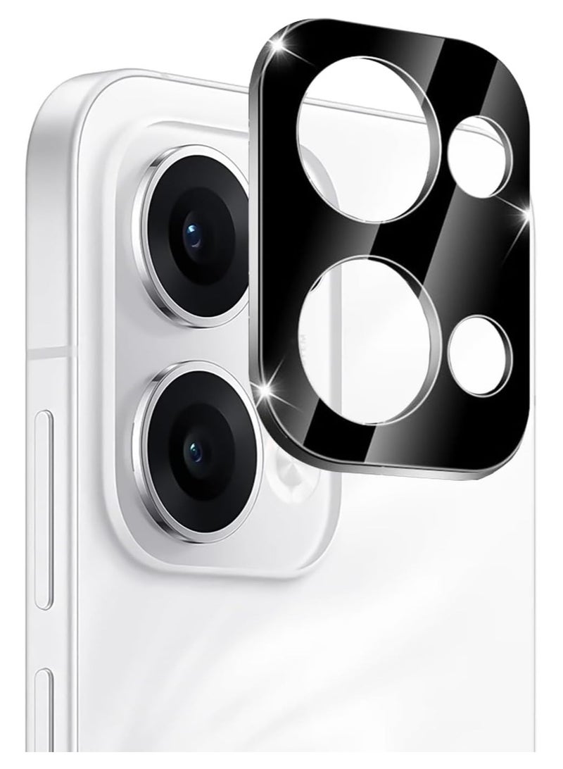 OPPO Reno 13 Camera Lens Protector Tempered Glass Screen Protector HD [Full Coverage][Anti-Scratch] Drop Protection Ultra Clear/Thin Lens Case - Black - Image 1