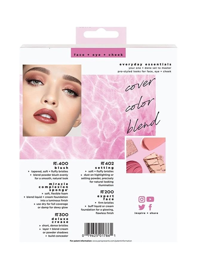 REAL TECHNIQUES Everyday Essentials Multi Use Brush Set Multicolour - Image 3