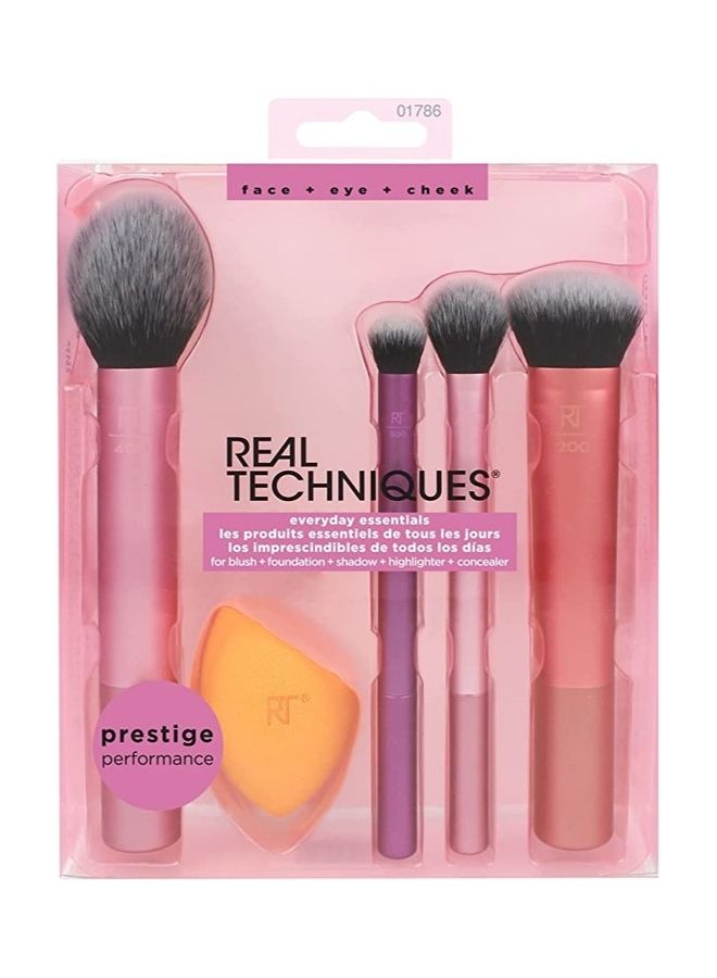REAL TECHNIQUES Everyday Essentials Multi Use Brush Set Multicolour - Image 1