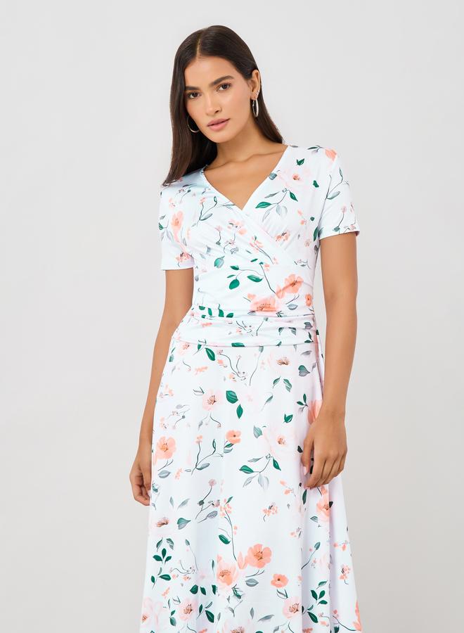 Styli Floral Print Dress - Image 3