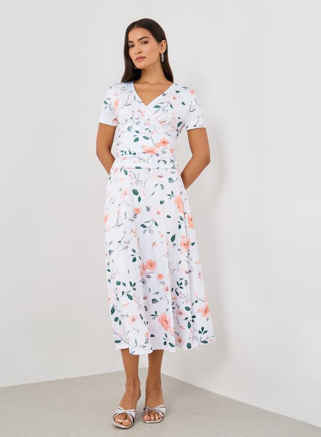 Styli Floral Print Dress - Image 2