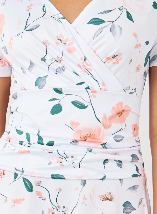 Styli Floral Print Dress - Image 4