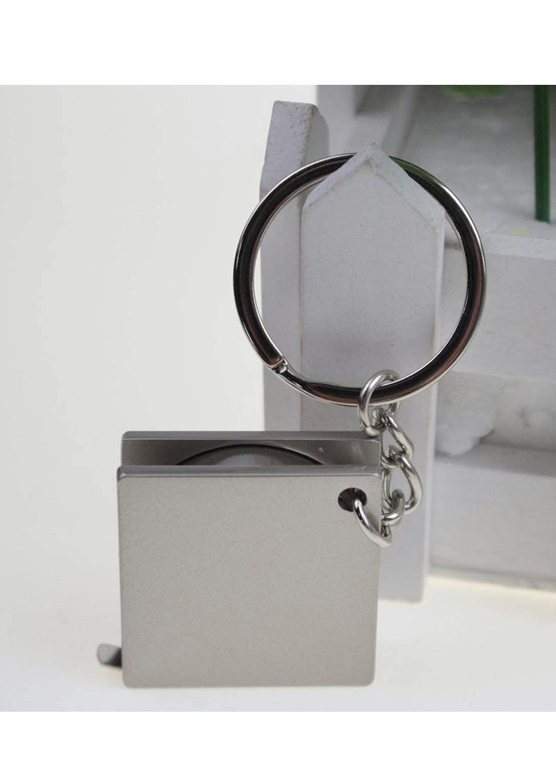 Excefore - Retractable Tape Measure Keychain, Body Measuring Tape Key Ring, Compact Tape Measure for Purse, Pockets or Keys, Carrying Around Easily, 70cm - Image 1