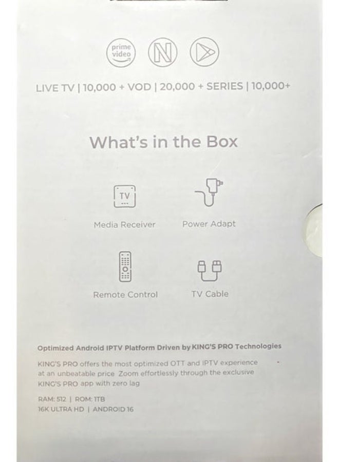 king's Update Edition King's Pro Smart Android TV Box – High-Performance Media Streaming Device 4k/8k/16k Visibility, Hot Products of 2026 FIFA WORLD CUP - Image 2