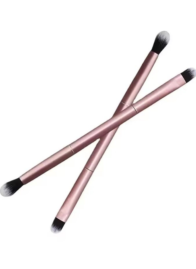 Goolsky 1PC Double Head Professional Makeup Brushes All Aluminum Tube Eye Shadow Brush Nose Shadow Brush Highlight Brush Portable  - Image 5