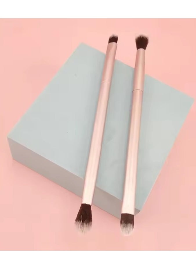 Goolsky 1PC Double Head Professional Makeup Brushes All Aluminum Tube Eye Shadow Brush Nose Shadow Brush Highlight Brush Portable  - Image 4