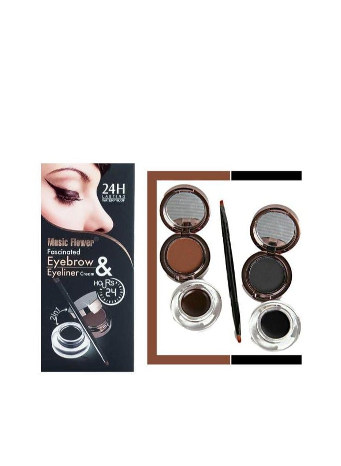 ميوزك فلاور جل حواجب بلونين - Image 1