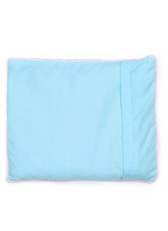 babyhug Babyhug Mustard Seed Rectangular Pillow for Babies 0-24 Months, Cotton Cover, Sky Blue, Head Support Pillow 30x25 cm  - Image 2