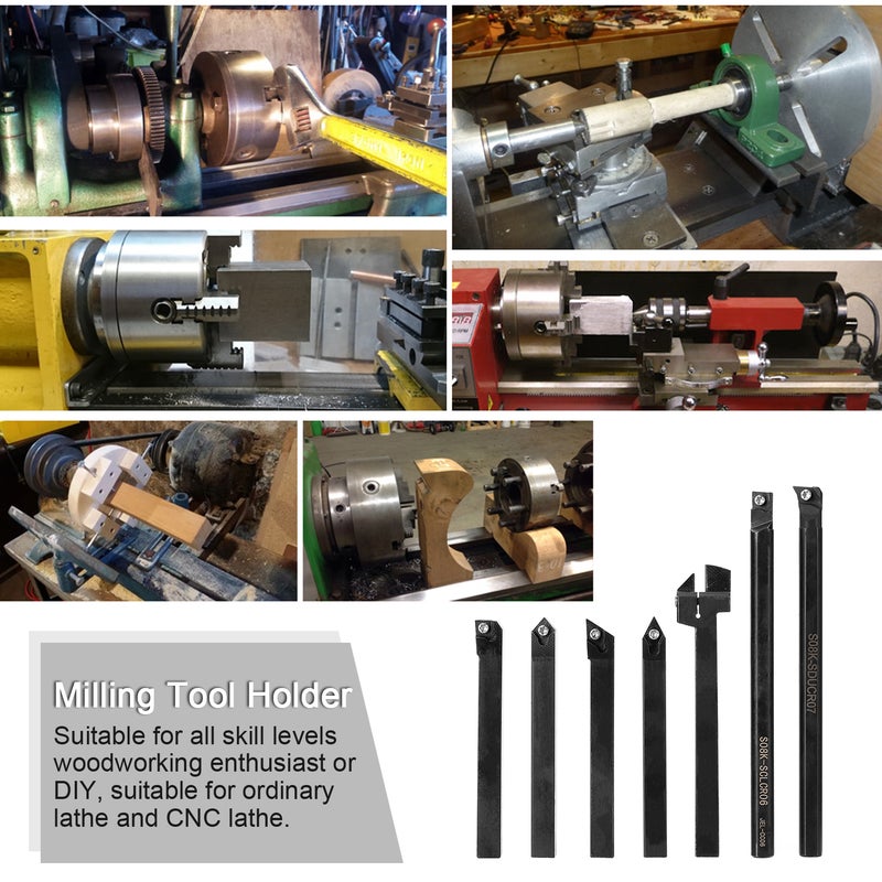 مقبض أداة الطحن عالي الصلابة ذو كفاءة قطع سريعة، رمح CNC لآلة الفрез مع إدخال ومفتاح - Image 2