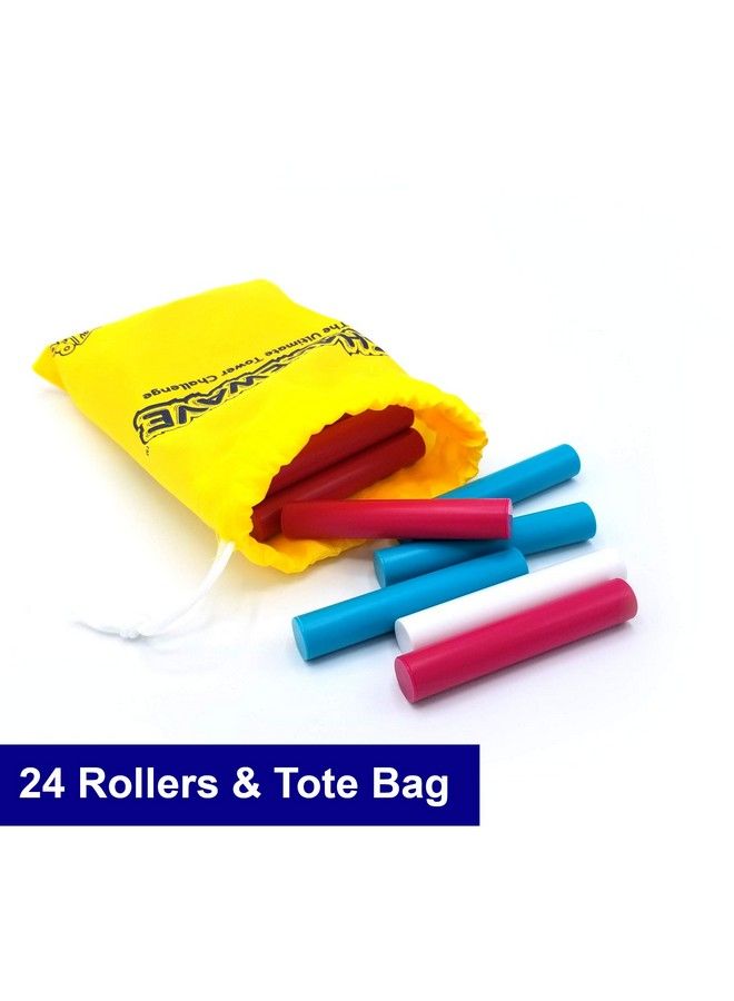 Shakewave The Ultimate Stacking Blocks Game Challenge. Stack Rollers To Build A Tower As High As Possible On A Rotating Base Without Causing It To Collapse! Promotes Hand Eye Coordination & Balance.