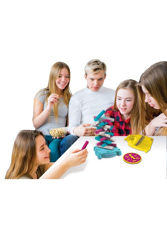 Shakewave The Ultimate Stacking Blocks Game Challenge. Stack Rollers To Build A Tower As High As Possible On A Rotating Base Without Causing It To Collapse! Promotes Hand Eye Coordination & Balance.