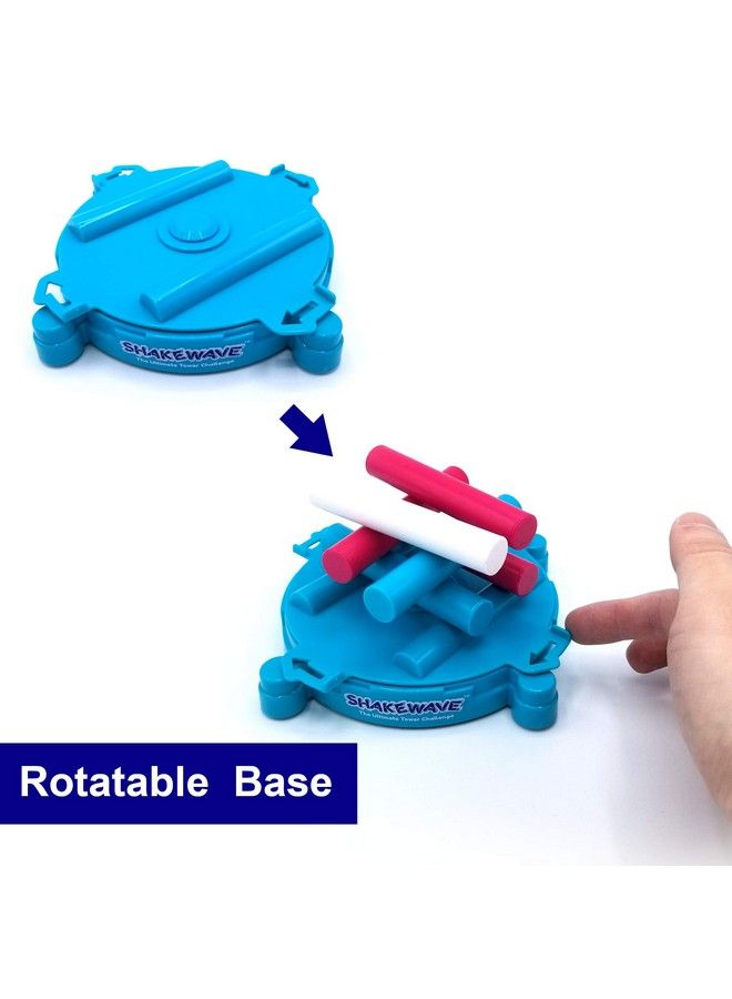 Shakewave The Ultimate Stacking Blocks Game Challenge. Stack Rollers To Build A Tower As High As Possible On A Rotating Base Without Causing It To Collapse! Promotes Hand Eye Coordination & Balance.