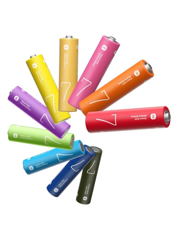 Xiaomi AAA Rainbow Batteries 10 Count - Image 3