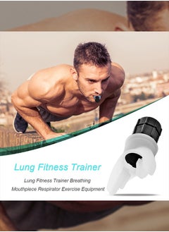 Haidue Portable Lung Dilater Trainer,Breathing Trainer, Lung Respirator Silicone Mouthpiece Training Equipment  - Image 1