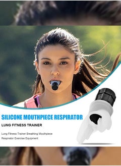 Haidue Portable Lung Dilater Trainer,Breathing Trainer, Lung Respirator Silicone Mouthpiece Training Equipment  - Image 2
