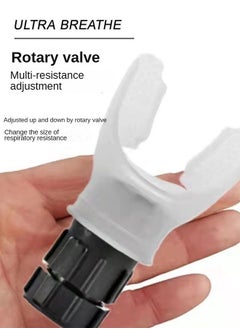 Haidue Portable Lung Dilater Trainer,Breathing Trainer, Lung Respirator Silicone Mouthpiece Training Equipment  - Image 4