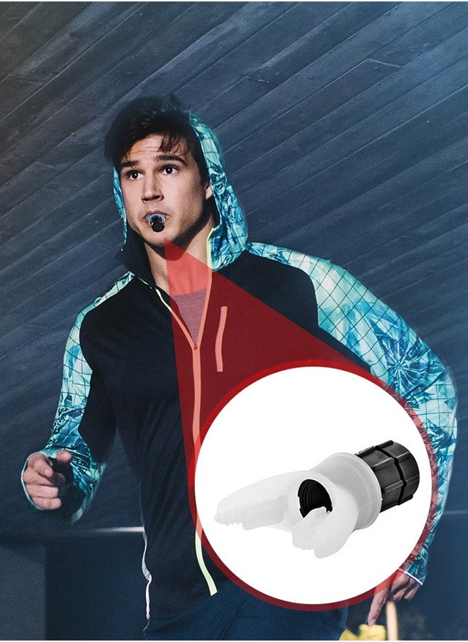 Portable Lung Dilater Trainer,Breathing Trainer, Lung Respirator Silicone Mouthpiece Training Equipment