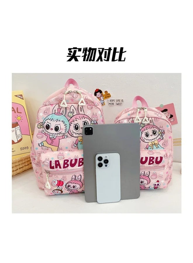 LABUBU Labubu Student Backpack Anime Cartoon Cute Large Capacity Backpacks Kawaii Shopping Travel Shoulders Bag Child Gifts  - Image 5