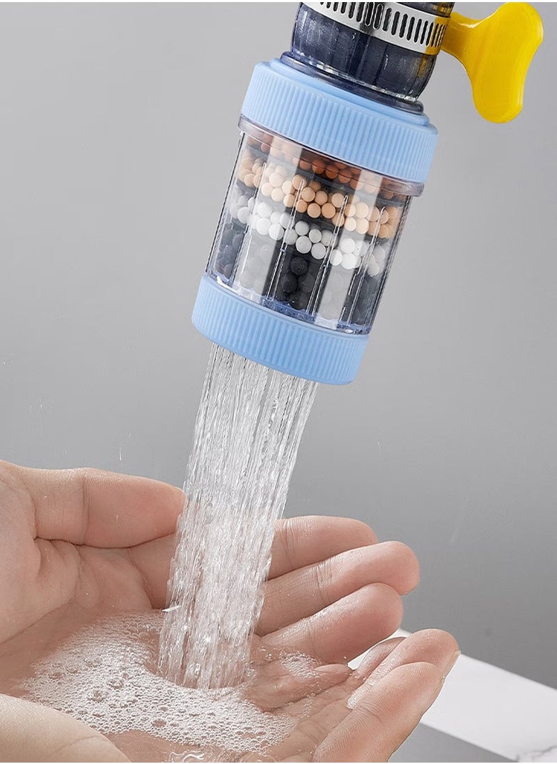 Generic - 1 Pcs With Maifanshi Faucet Water Filter 6 Layer Cartridge Activated Carbon Filters Suitable for Circular Faucets with A Diameter of 15mm-32mm - Image 1
