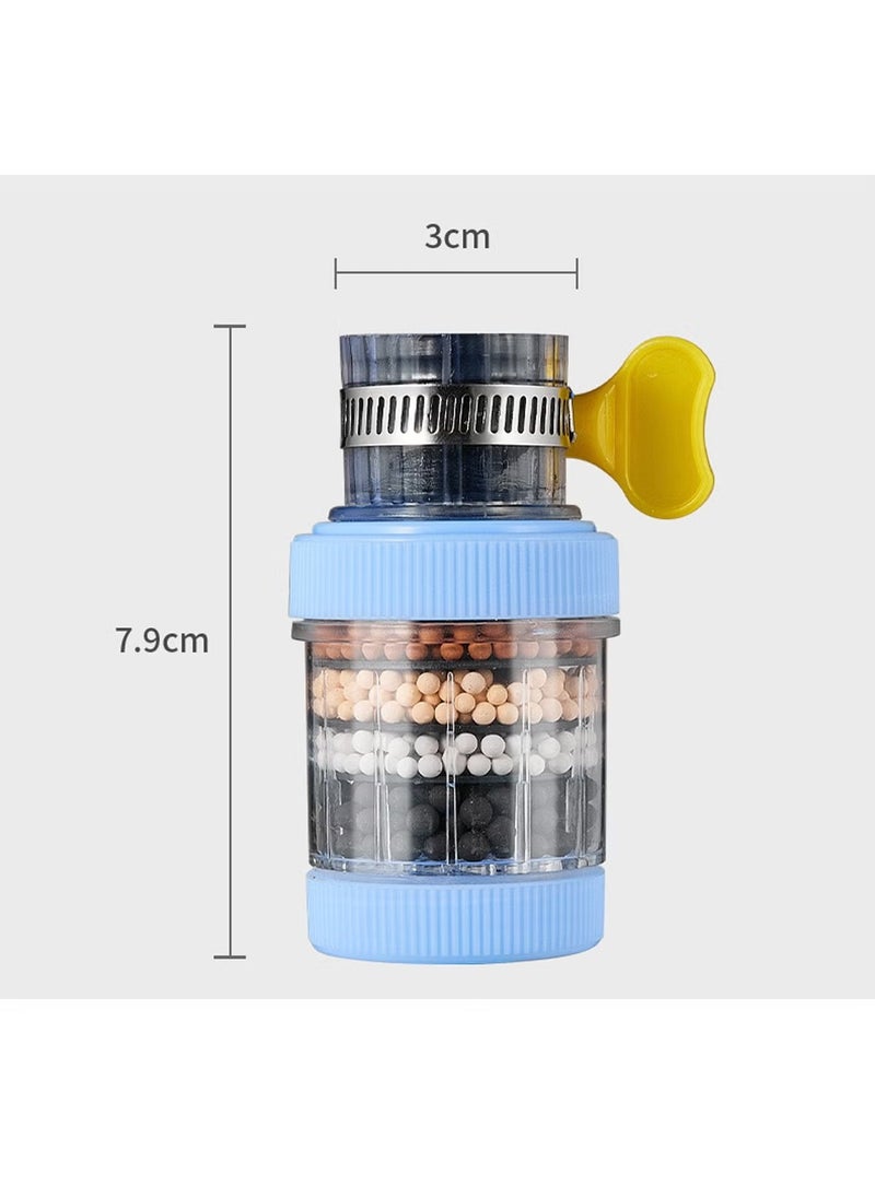 Generic - 1 Pcs With Maifanshi Faucet Water Filter 6 Layer Cartridge Activated Carbon Filters Suitable for Circular Faucets with A Diameter of 15mm-32mm - Image 1