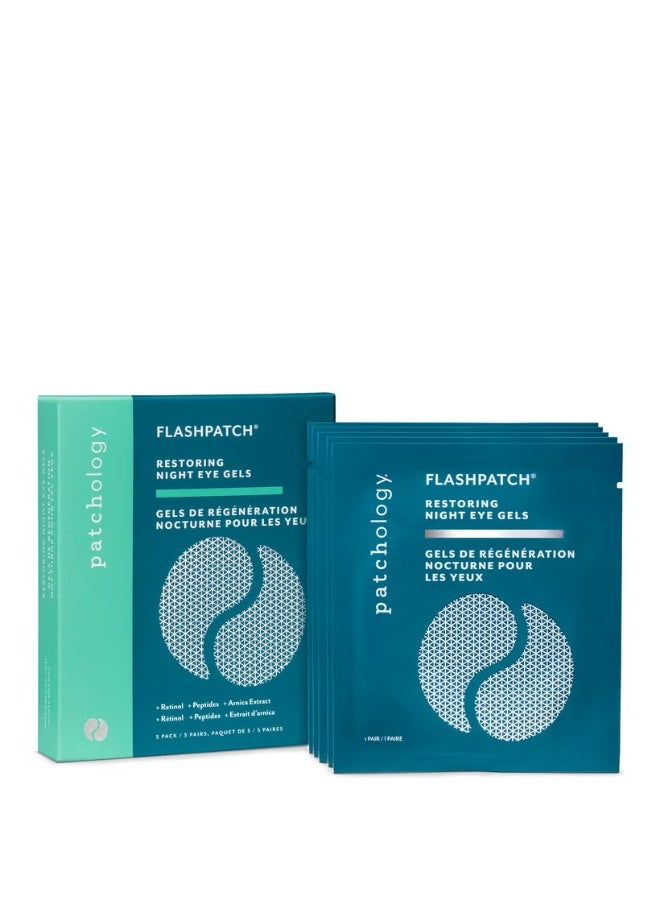 باتشولوجي جل العيون الليلي المُرمّم فلاش باتش من باتشولوجي - 5 أزواج - Image 1