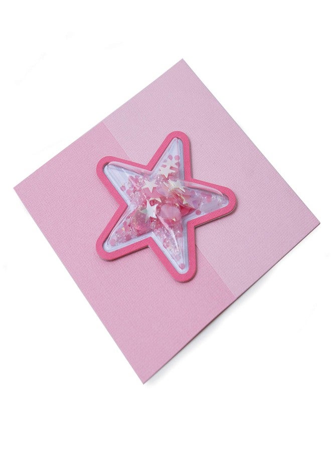 Sizzix 664595, 6 Pack, Translucent Shaker Dome, Star 3, 6/Pkg - Image 3