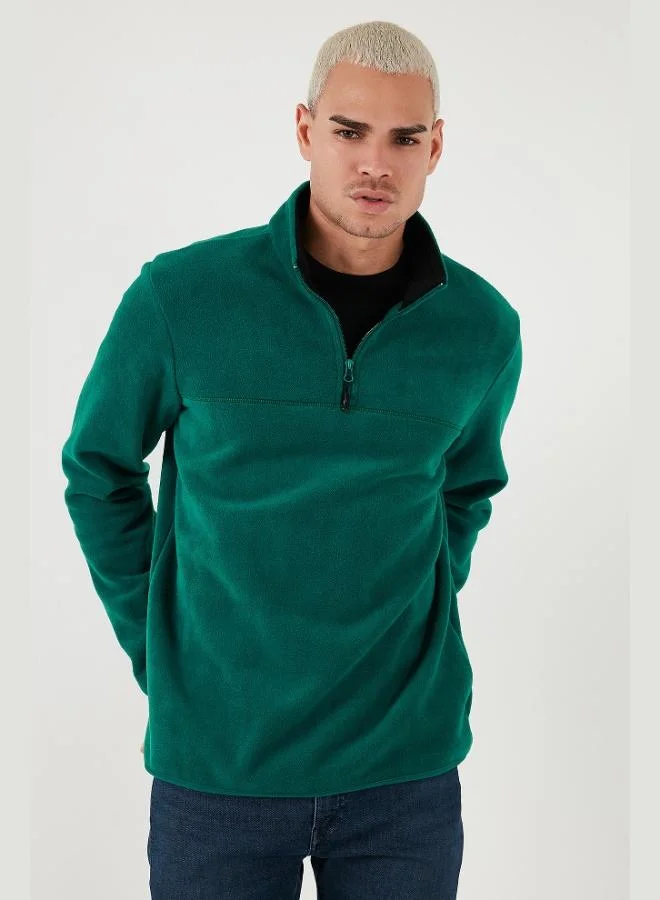 Buratti  Buratti Regular Fit Anti-Pilling Non-Pilling Standing Collar Raised 2-Pack Polar Men's POLAR 5896700S2 for Men | Best Price UAE