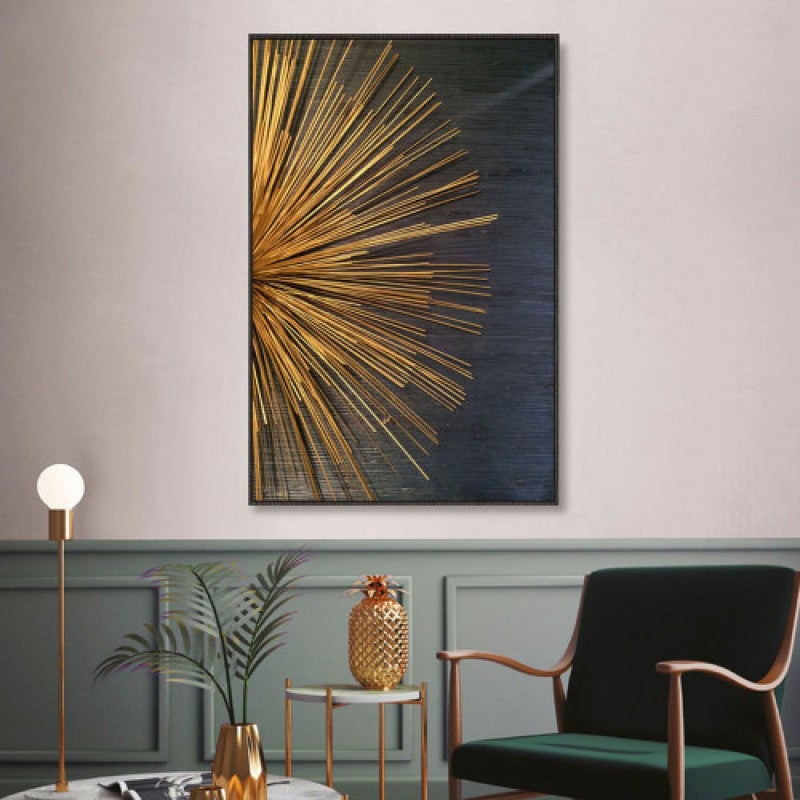 ماركتنا لوحة قماشية بتصميم مودرن مع برواز مجوف مقاس (40×60) قطعة واحدة - Image 1