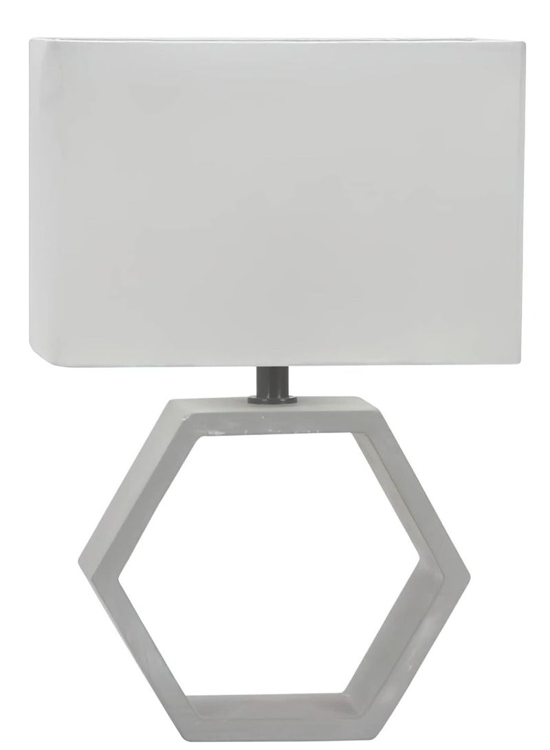 Cement Table 1 Lamp The Sturdy Cement Base  60 Watts - Image 1