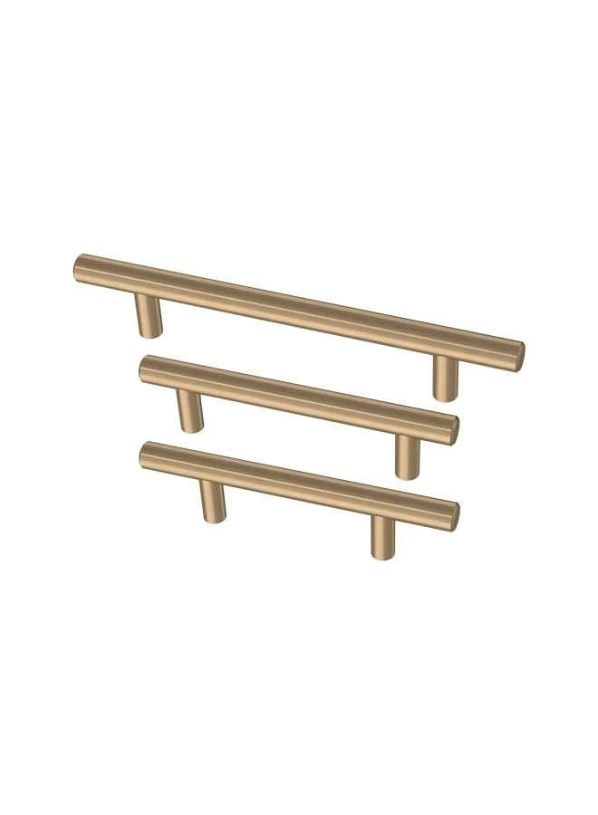 The Bros Bar Cabinet Pull, Champagne Bronze, 5-1/16 in (128mm) Drawer Handle, 10 Pack, P01026Z-CZ-B - Image 5