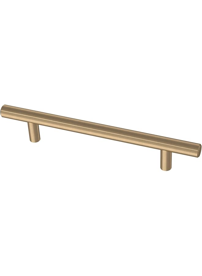 The Bros Bar Cabinet Pull, Champagne Bronze, 5-1/16 in (128mm) Drawer Handle, 10 Pack, P01026Z-CZ-B - Image 1