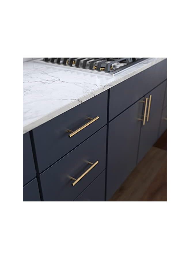 The Bros Bar Cabinet Pull, Champagne Bronze, 5-1/16 in (128mm) Drawer Handle, 10 Pack, P01026Z-CZ-B - Image 2