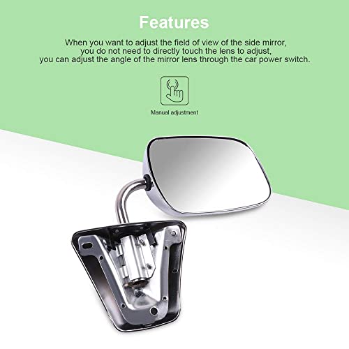 SCITOO Side Mirrors Fit For Chevy For GMC Towing Mirror Replacement Side View ABS Plastic Manual Folding Door Mirror for 1973-1991 For Chevy Blazer Suburban 1978-1991 Van 1973-1987 For GMC Jimmy - Image 4