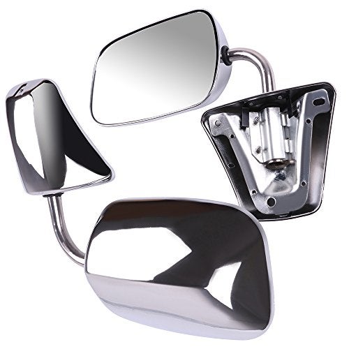 SCITOO Side Mirrors Fit For Chevy For GMC Towing Mirror Replacement Side View ABS Plastic Manual Folding Door Mirror for 1973-1991 For Chevy Blazer Suburban 1978-1991 Van 1973-1987 For GMC Jimmy - Image 1