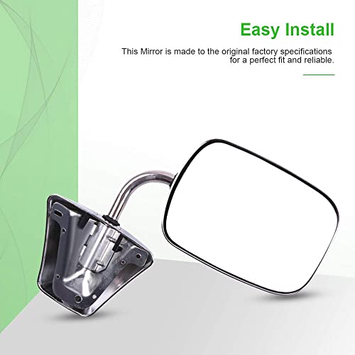 SCITOO Side Mirrors Fit For Chevy For GMC Towing Mirror Replacement Side View ABS Plastic Manual Folding Door Mirror for 1973-1991 For Chevy Blazer Suburban 1978-1991 Van 1973-1987 For GMC Jimmy - Image 3