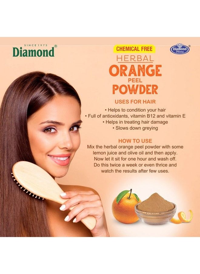 Diamond - Herbal Orange Peel (Santra Chilka) Powder For Hair Skin & Face ; Brightens Clears & Enriches Face ; Repair & Nourish Hair (150 Gm)(Pack Of 2) - Image 1