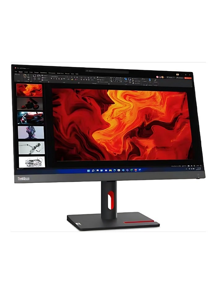 Lenovo 23.8" Inch ThinkVision S24i-30 Monitor (1920x1080) IPS Display, FHD Resolution, 100Hz Refresh Rate, 4ms (Extreme Mode) Response Time, 16.7m Color Support, Anti-Glare Feature - 63DEKAT3UK Black - Image 2