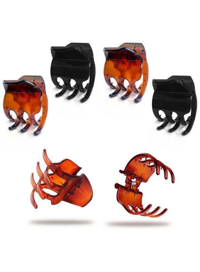 Sanas Cute Claw Clips 4Pcs Medium Claw Clips Fancy Hair Clips For Women Fashion Hair Jaw Clips For Women Butterfly Hair Clips For Girls Hair Accessories For Women Non Slip Claw Clips 4Pcs - Image 1
