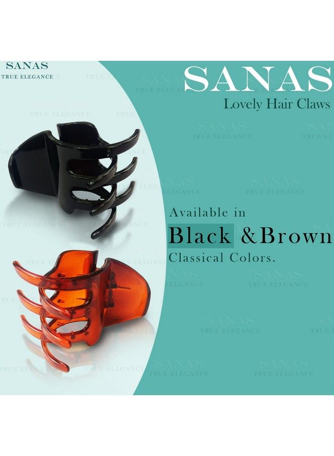 Sanas Cute Claw Clips 4Pcs Medium Claw Clips Fancy Hair Clips For Women Fashion Hair Jaw Clips For Women Butterfly Hair Clips For Girls Hair Accessories For Women Non Slip Claw Clips 4Pcs - Image 5