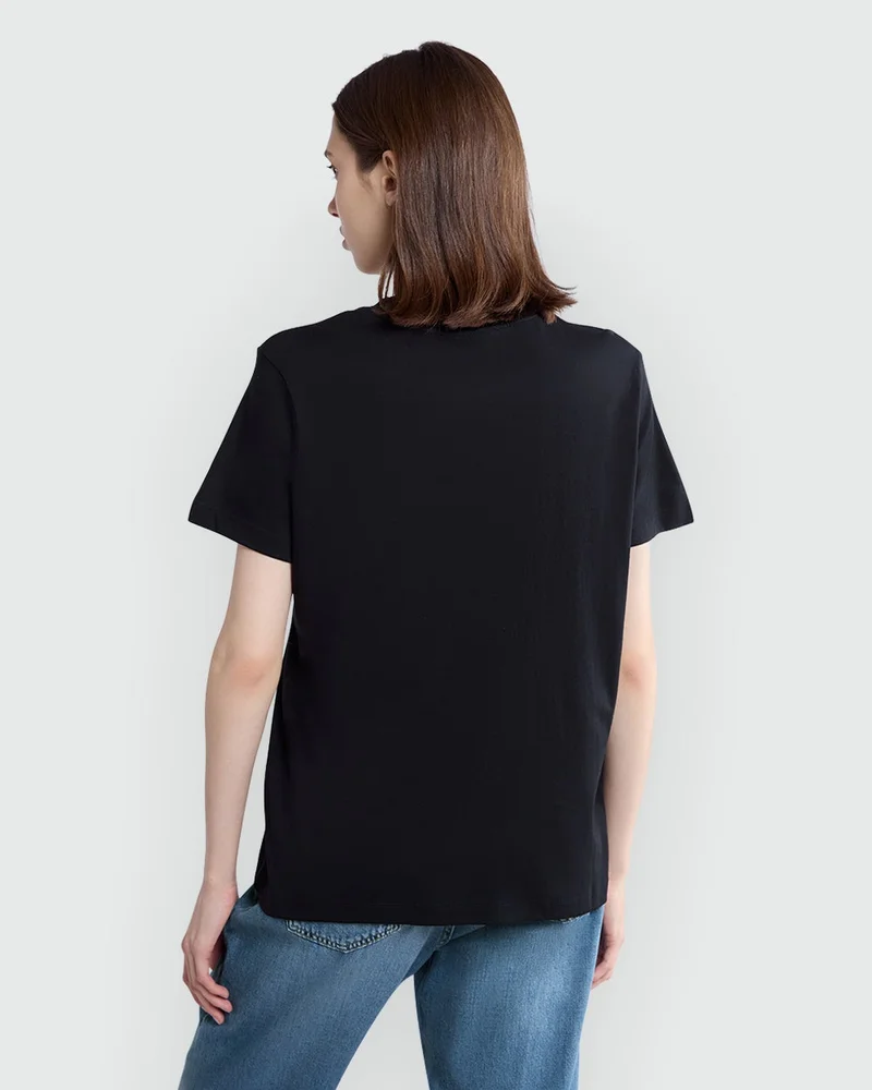 Ovs Ovs Basic Short Sleeve Tee In Black