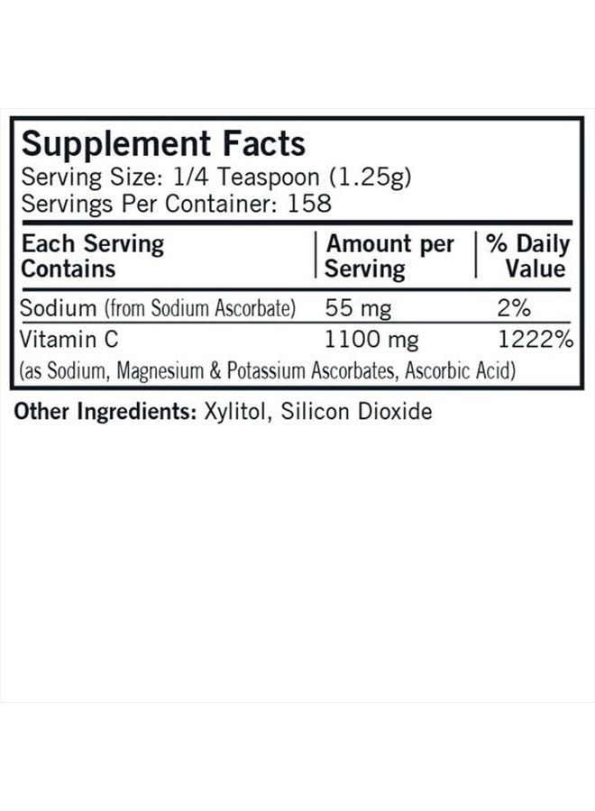 Kirkman Buffered Vitamin C Powder - 7 oz - Potent Antioxidant - Supports Immune Health - Hypoallergenic - Image 2