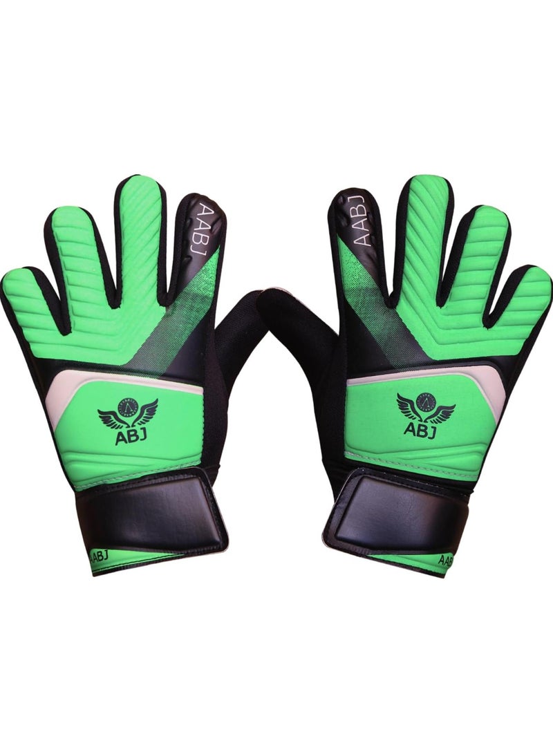 أيه بي جي قفازات حارس المرمى لكرة القدم للأطفال والفتيان بكف قوي وممسكات فعّالة - Image 1