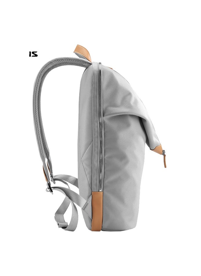 KINGSONS - Daily Backpack K9856W Water resistant woven fabric, Holds laptops up to 15.6″,Ergonomic design,Convenient & Adjustable Shoulder Strap, Interior pocket to store your essentials. - Image 1